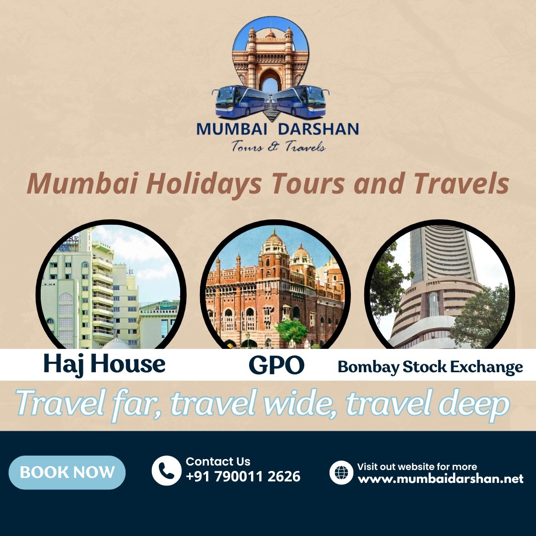 Discover the heart of Mumbai with Mumbai Darshan Tours & Travels! 