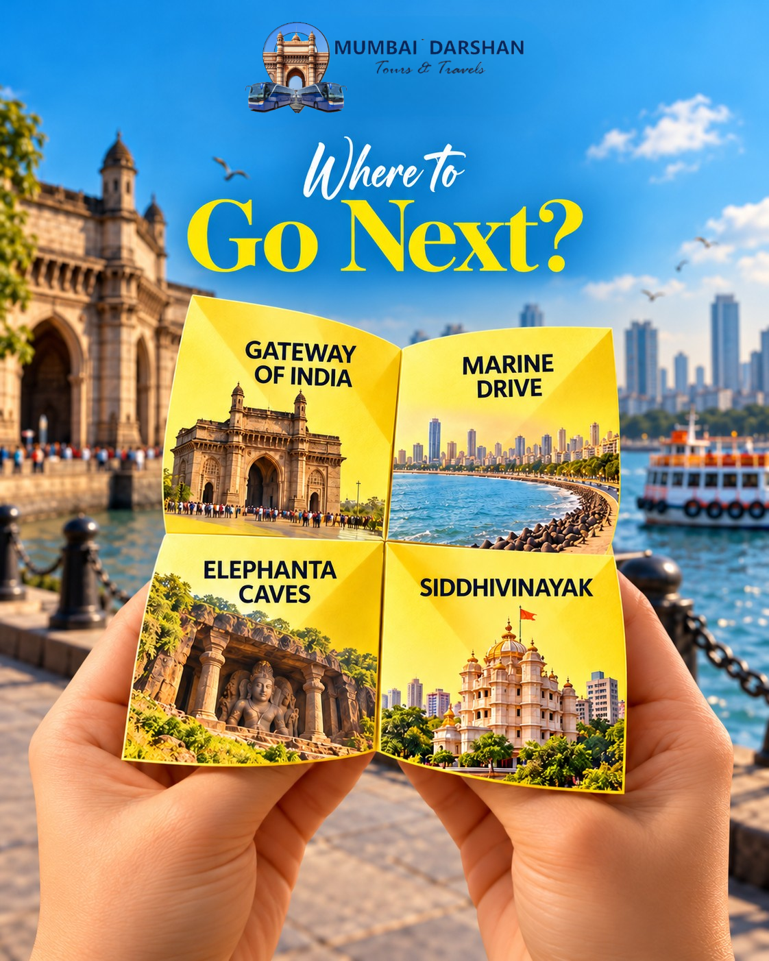 🌊 WHERE TO GO NEXT? EXPLORE THE BEST OF MUMBAI! 🌆